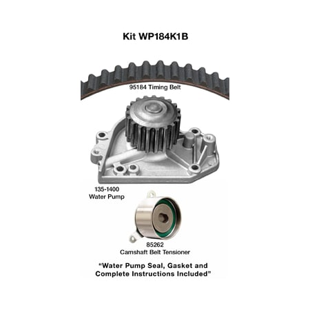 Dayco 94-01 Acura/Honda 1.8/2.0L Water Pump Kit, Wp184K1B WP184K1B